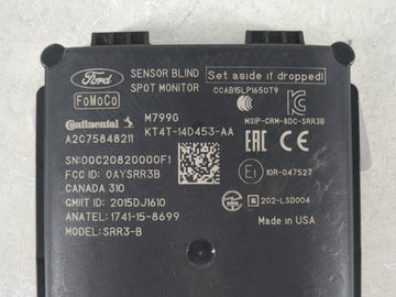 2020 Ford Edge Blind Spot Monitor Sensor Control Module
