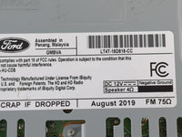 2020 Ford Edge Radio AM FM Cd Player Receiver Replacement P/N:LT4T-18D818-CC Fits OEM Used Auto Parts - Oemusedautoparts1.co