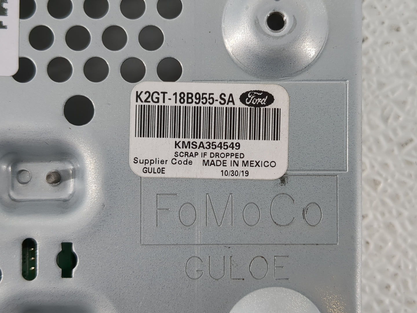 2019-2020 Ford Edge Information Display Screen - Oemusedautoparts1.com