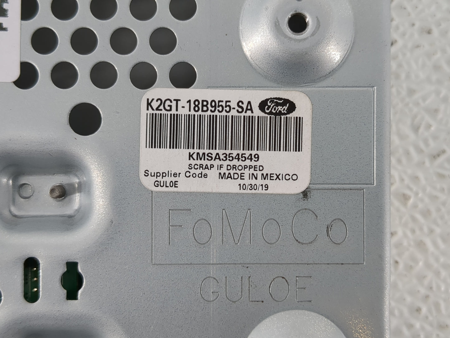 2019-2020 Ford Edge Information Display Screen - Oemusedautoparts1.com