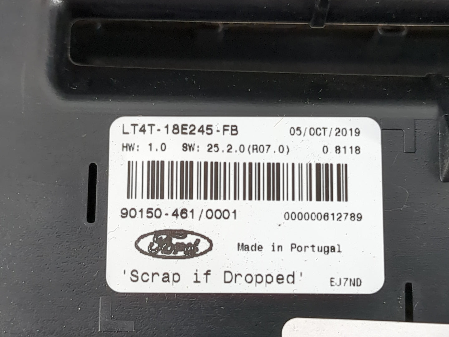 2019-2020 Ford Edge Radio AM FM Cd Player Receiver Replacement P/N:LT4T-18E245-FB Fits Fits 2019 2020 OEM Used Auto Parts - 