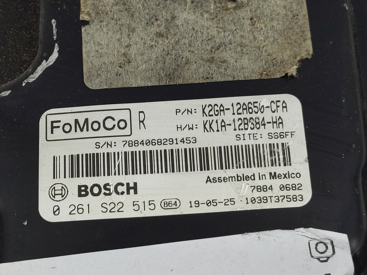 2020 Ford Edge PCM Engine Control Computer ECU ECM PCU OEM P/N:0 261 515 K2GA-12A650-CFA Fits 2021 2022 OEM Used Auto Parts 