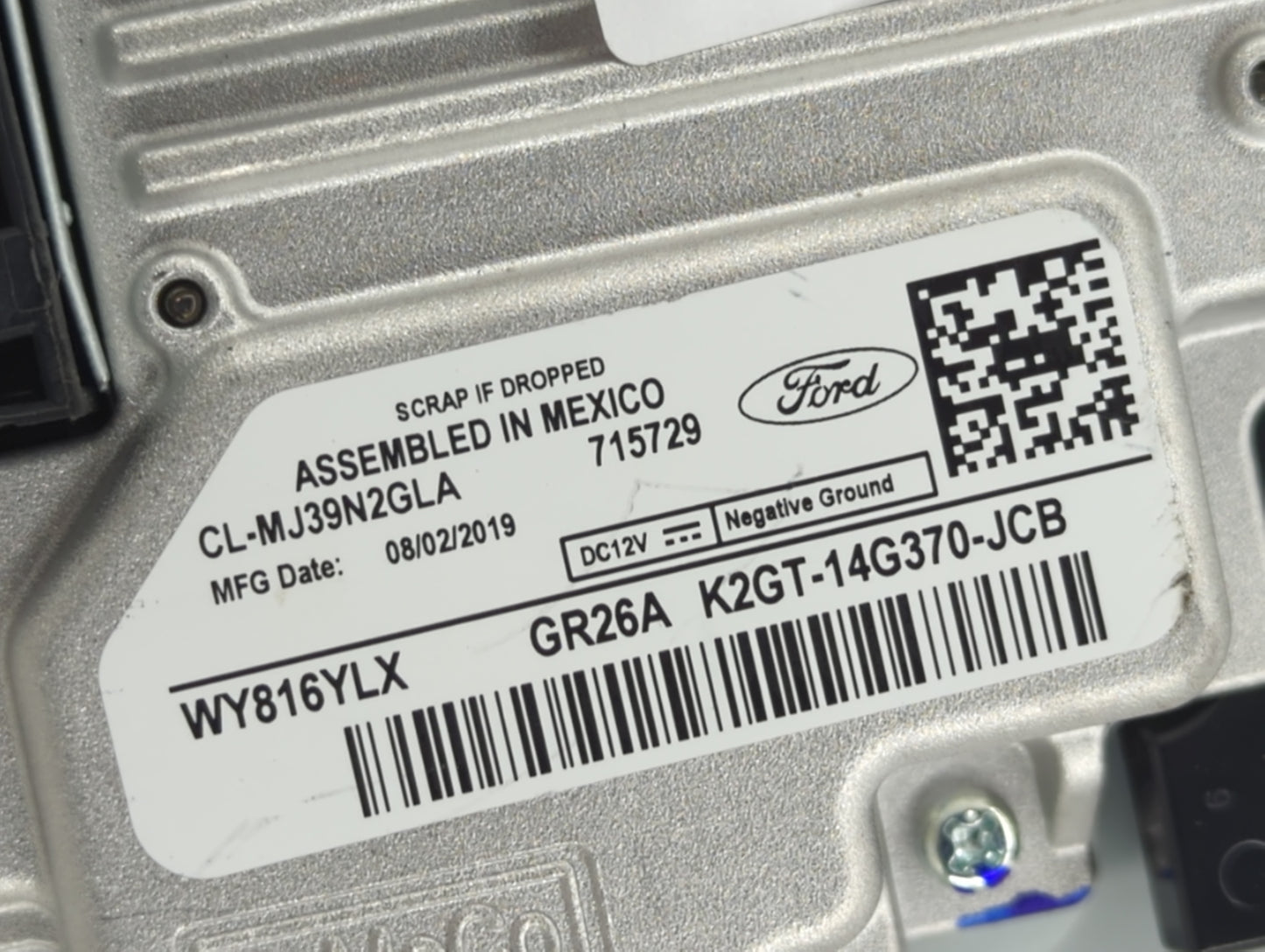 2019-2020 Ford Edge Information Display Screen - Oemusedautoparts1.com