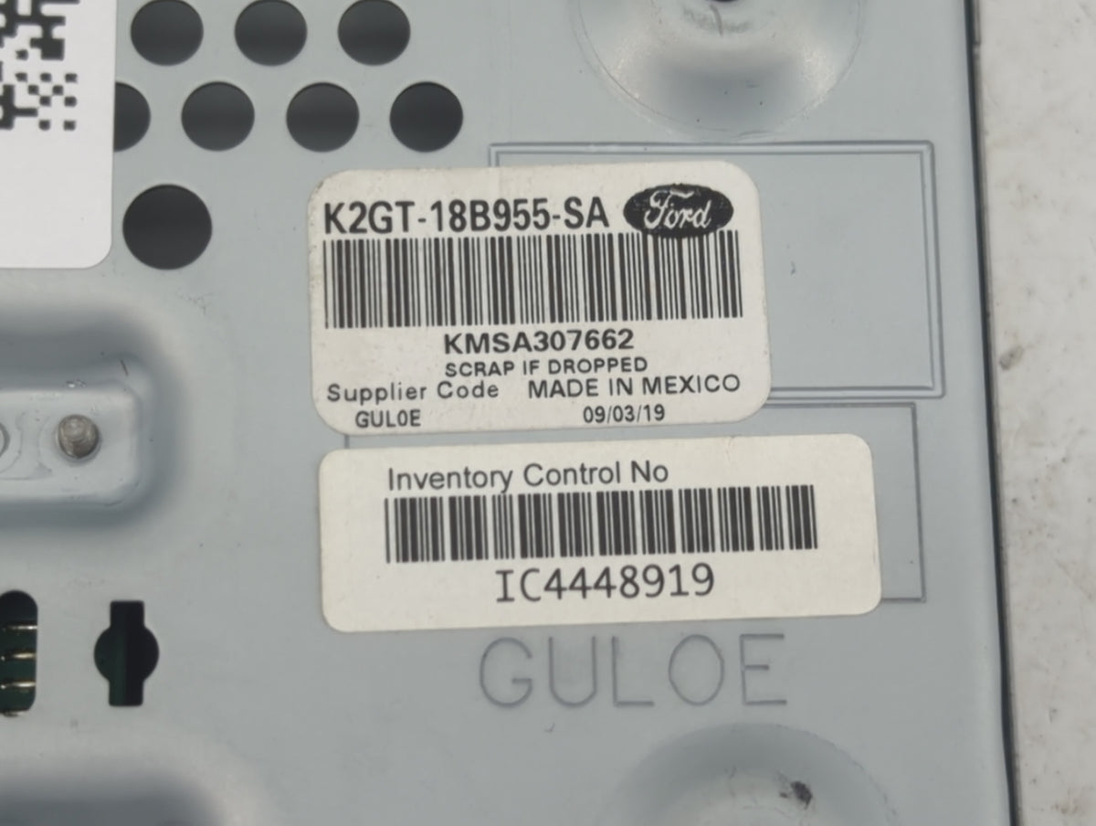 2019-2020 Ford Edge Information Radio Display Screen 1387381 - Oemusedautoparts1.com