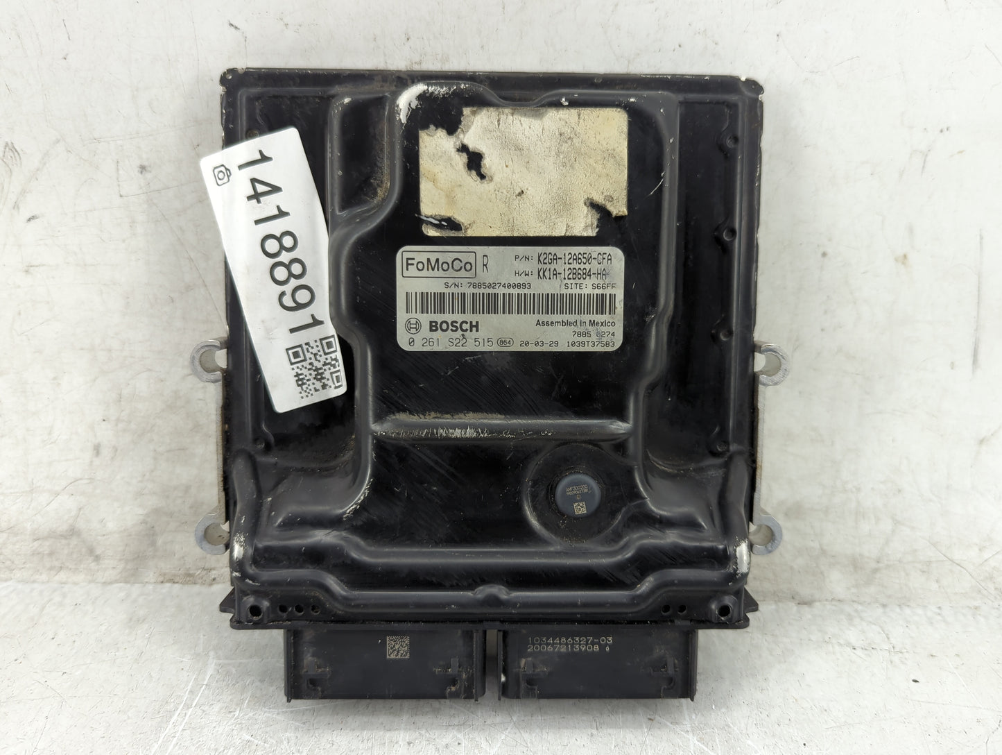 2020 Ford Edge PCM Engine Control Computer ECU ECM PCU OEM P/N:K2GA-12A650-CFA KK1A-12B684-HA, 0261S22515 Fits Fits 2021 202