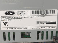 2020 Ford Edge Radio AM FM Cd Player Receiver Replacement P/N:LT4T-18C818-BC Fits OEM Used Auto Parts - Oemusedautoparts1.co