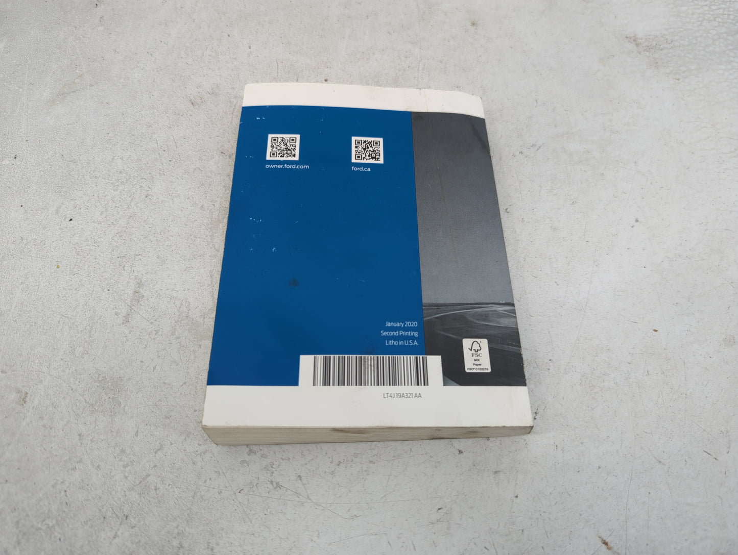 2020 Ford Edge Owners Manual Book Guide P/N:LT4J19A321AA OEM Used Auto Parts - Oemusedautoparts1.com