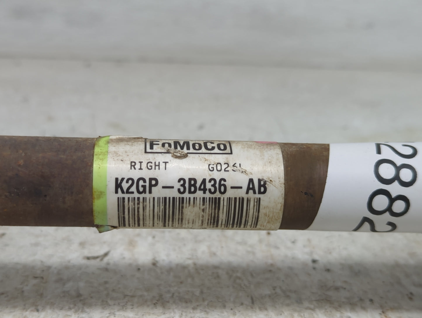 2019-2020 Ford Edge Axle Shaft Front Passenger Cv C/v - Oemusedautoparts1.com