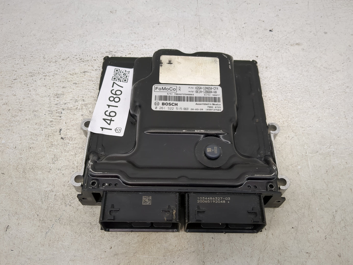2020 Ford Edge PCM Engine Control Computer ECU ECM PCU OEM P/N:KK1A-12B684-HA K2GA-12A650-CFA, 0 261 S22 515 Fits Fits 2021 