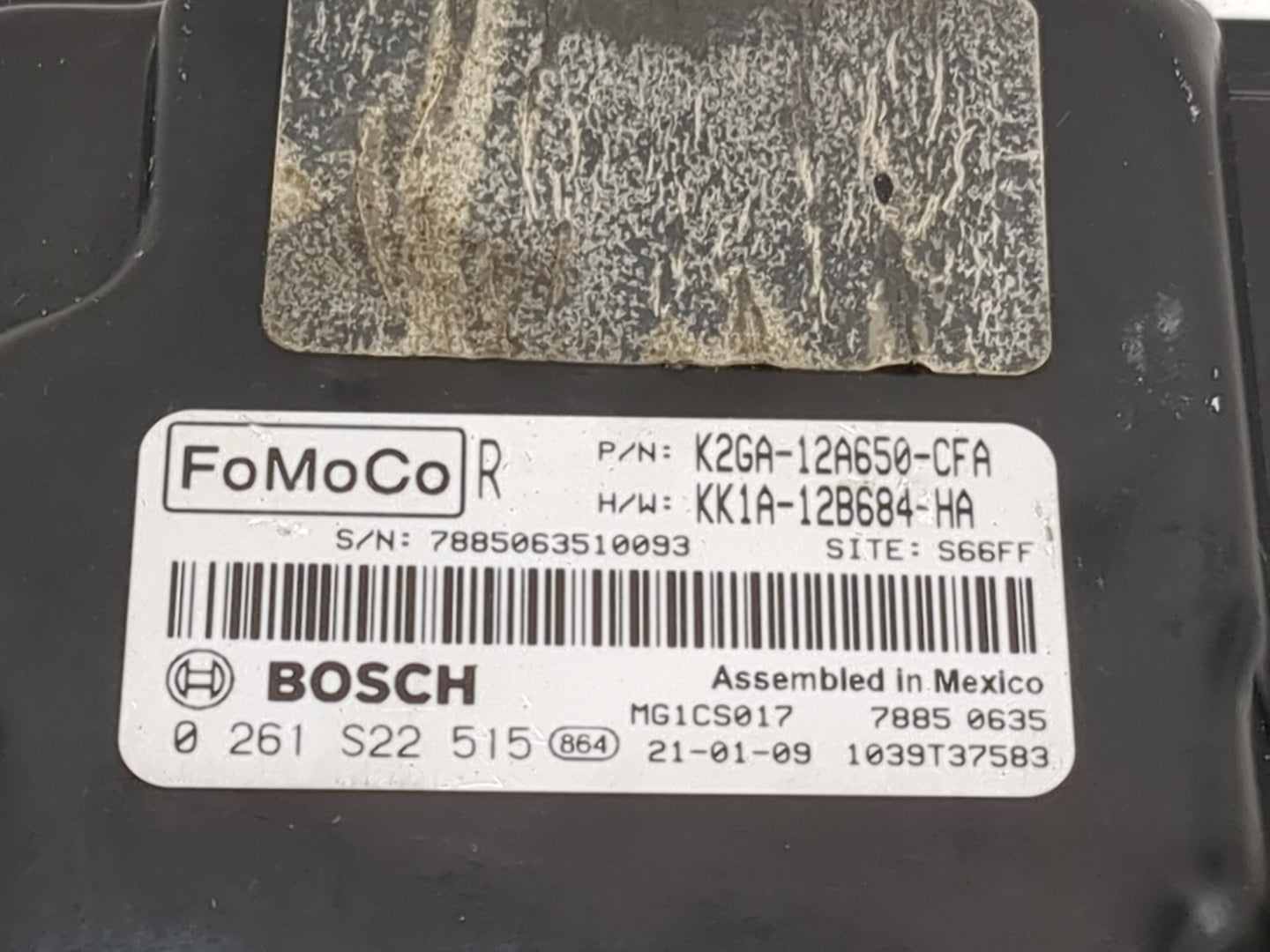 2020 Ford Edge PCM Engine Control Computer ECU ECM PCU OEM P/N:KK1A-12B684-HA K2GA-12A650-CFA, 0 261 S22 515 Fits Fits 2021 