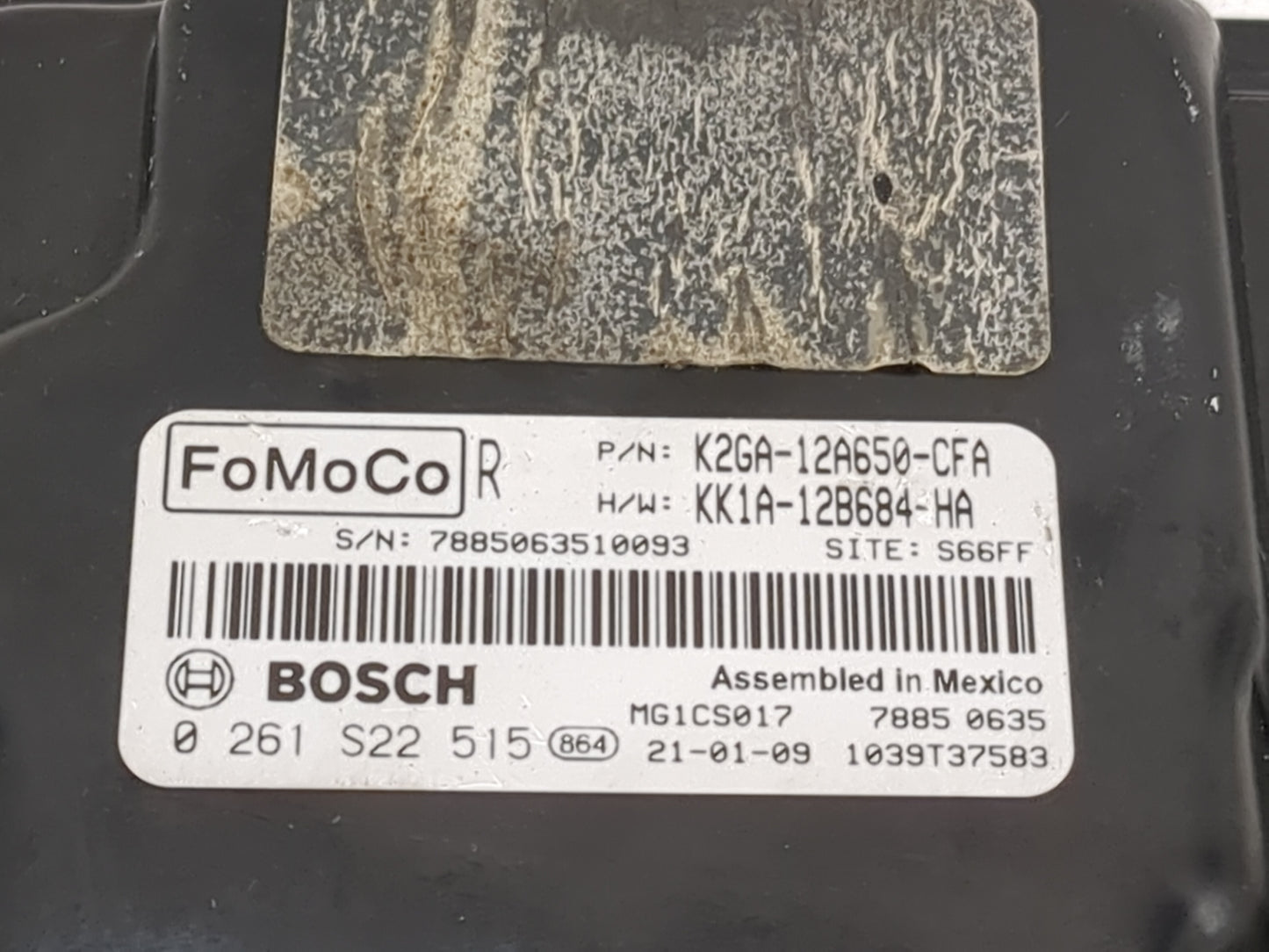 2020 Ford Edge PCM Engine Control Computer ECU ECM PCU OEM P/N:KK1A-12B684-HA K2GA-12A650-CFA, 0 261 S22 515 Fits Fits 2021 