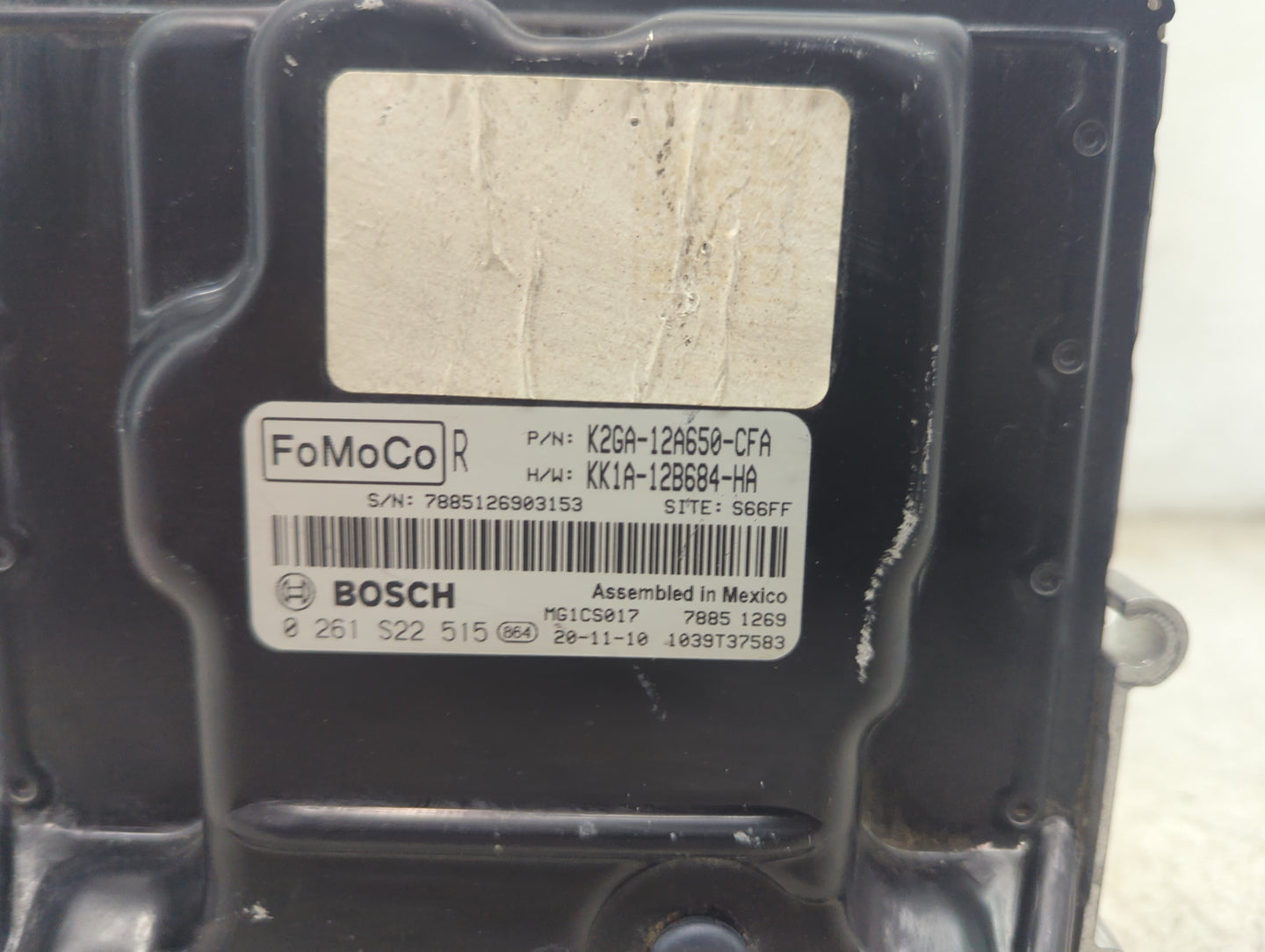 2020 Ford Edge PCM Engine Control Computer ECU ECM PCU OEM P/N:K2GA-12A650-CFA KK1A-12B684-HA, 0261S22515 Fits Fits 2021 202