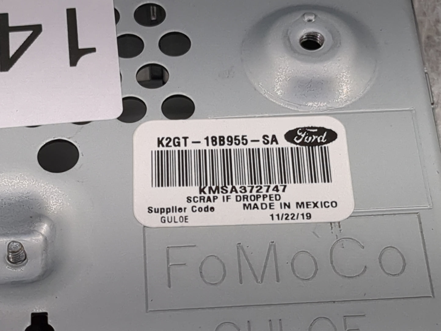 2019-2020 Ford Edge Information Display Screen 1491251 - Oemusedautoparts1.com