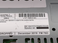 2020 Ford Edge Radio AM FM Cd Player Receiver Replacement P/N:LT4T-18D818-BC GMBVA Fits OEM Used Auto Parts - Oemusedautopar