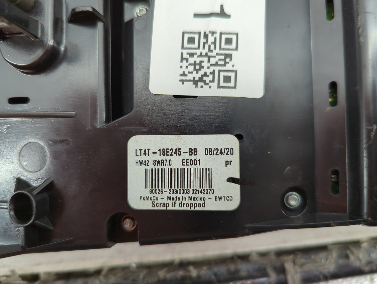 2019-2020 Ford Edge Radio Control Panel Black 1501331 - Oemusedautoparts1.com