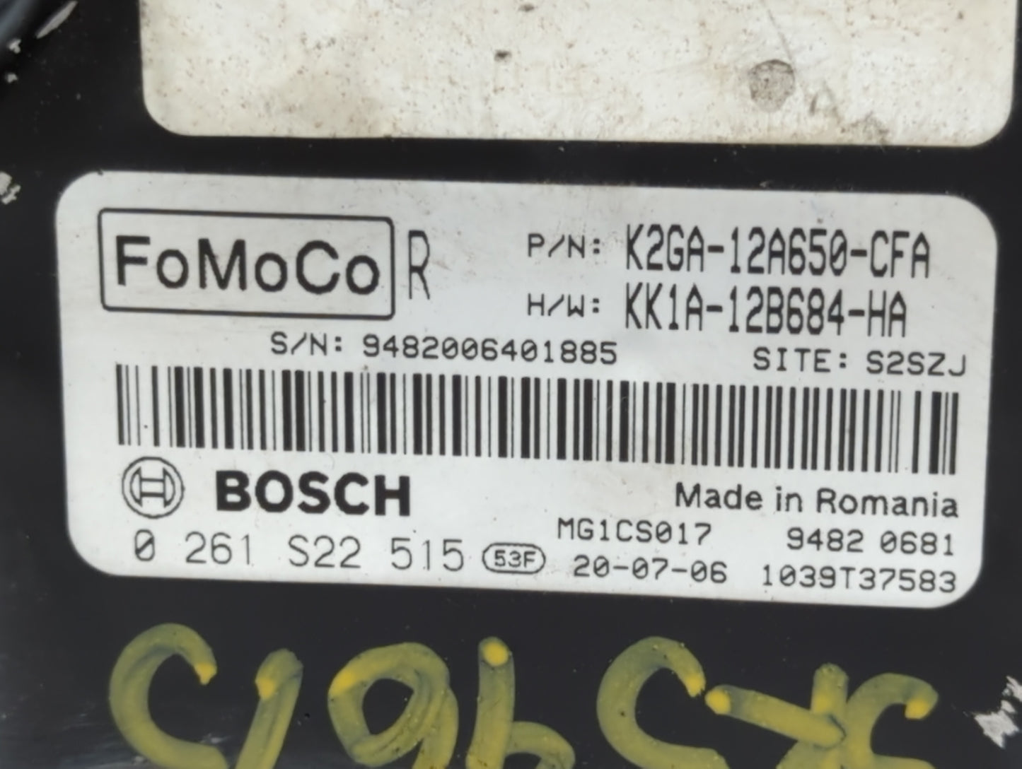 2019-2020 Ford Edge PCM Engine Control Computer ECU ECM PCU OEM P/N:KK1A-12B684-HA K2GA-12A650-CFA Fits Fits 2019 2020 2021 