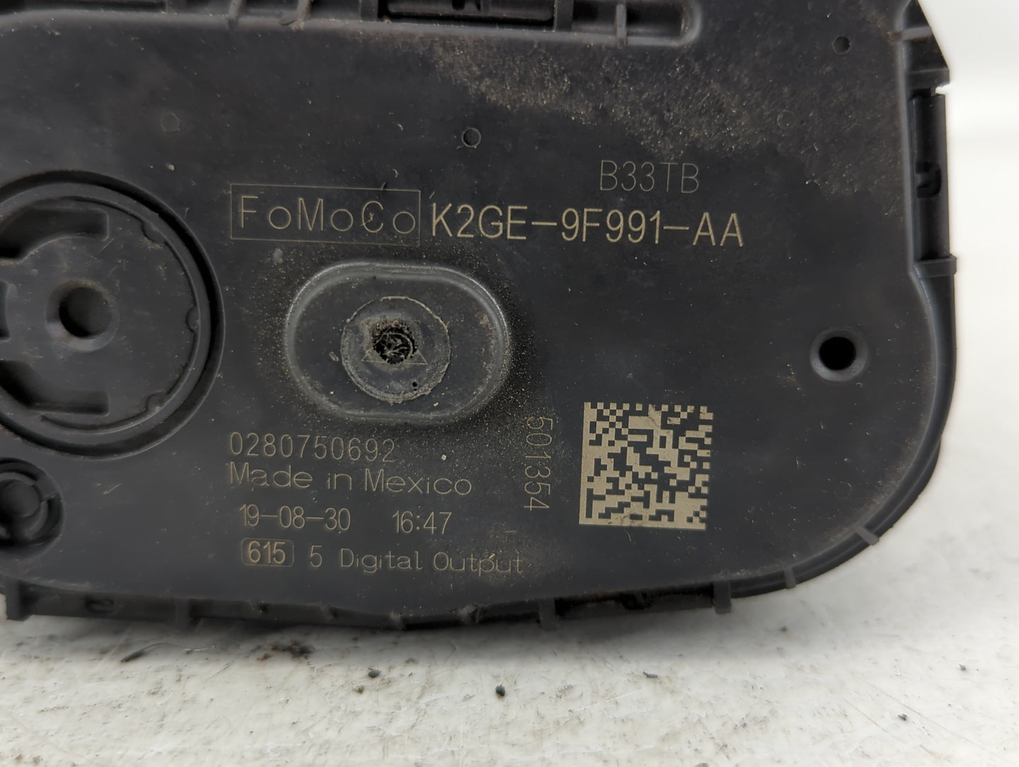 2019-2020 Ford Edge Throttle Body P/N:K2GE-9F991-AA Fits Fits 2019 2020 2021 2022 OEM Used Auto Parts - Oemusedautoparts1.co