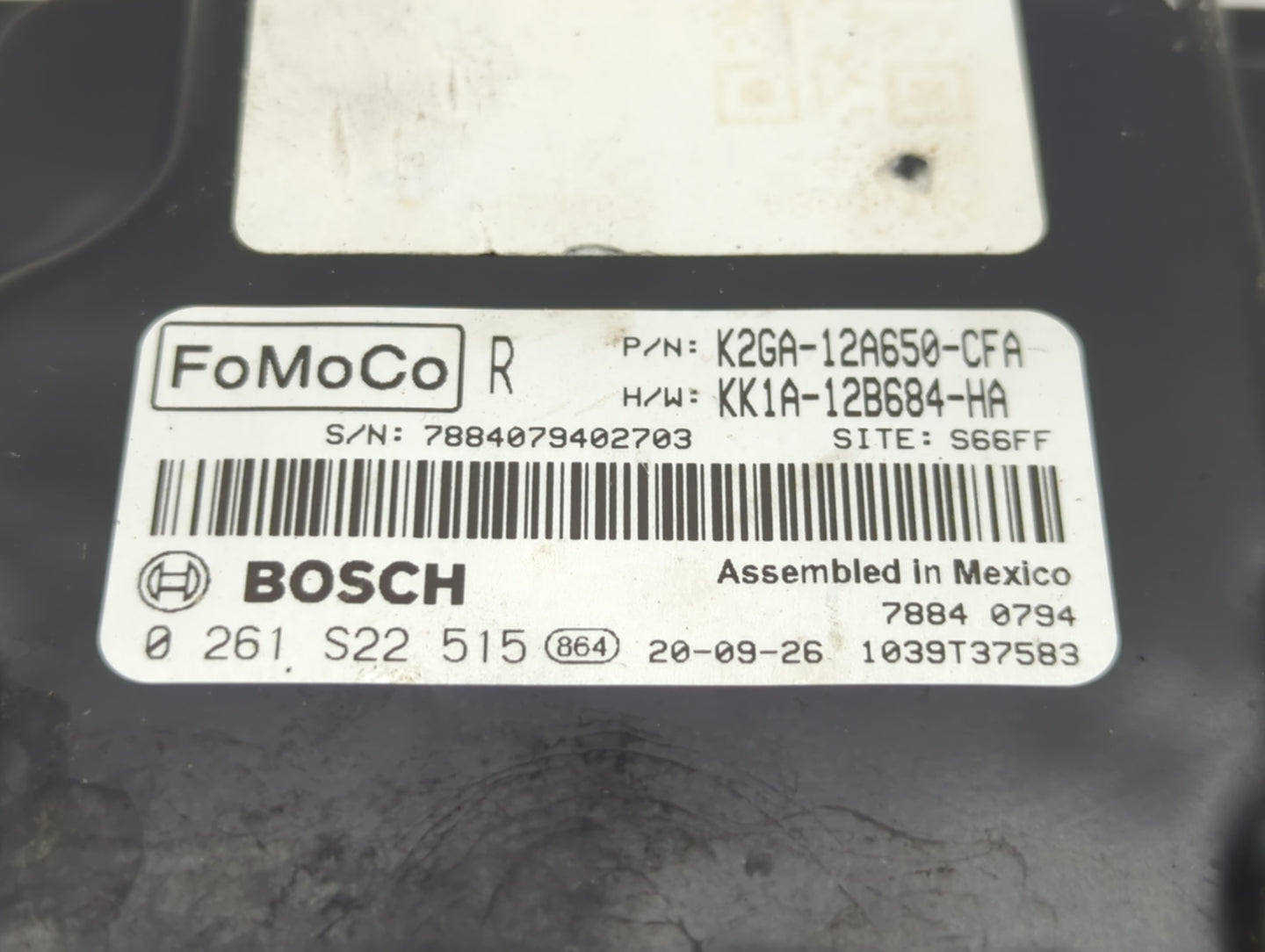 2019-2020 Ford Edge PCM Engine Control Computer ECU ECM PCU OEM P/N:KK1A-12B684-HA K2GA-12A650-CFA Fits Fits 2019 2020 2021 