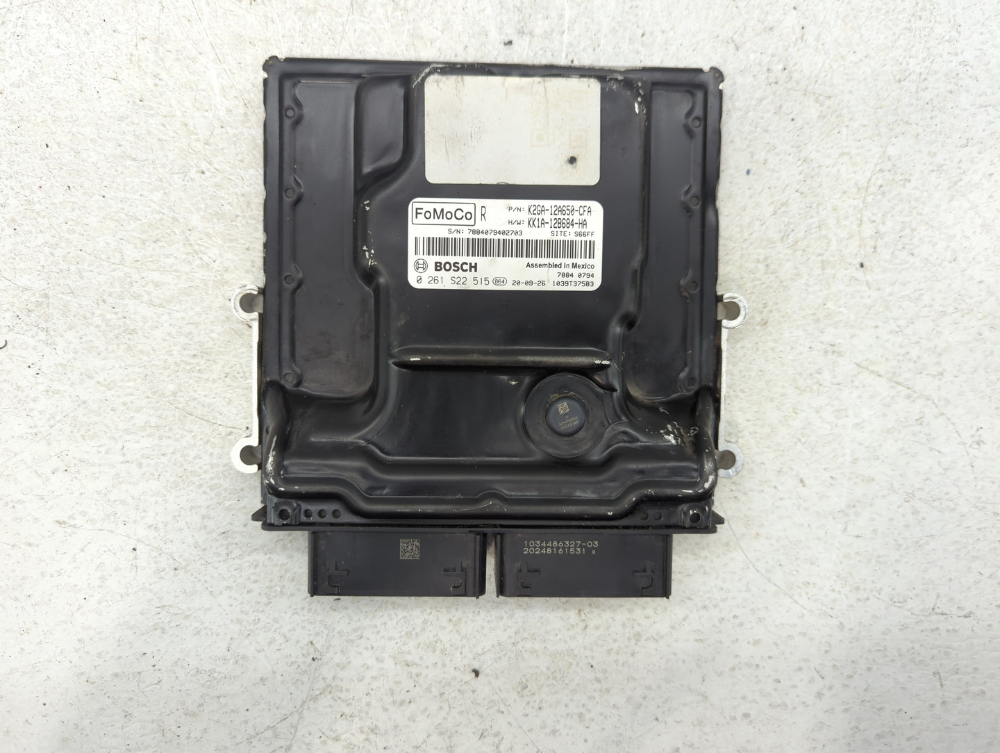 2019-2020 Ford Edge PCM Engine Control Computer ECU ECM PCU OEM P/N:KK1A-12B684-HA K2GA-12A650-CFA Fits Fits 2019 2020 2021 