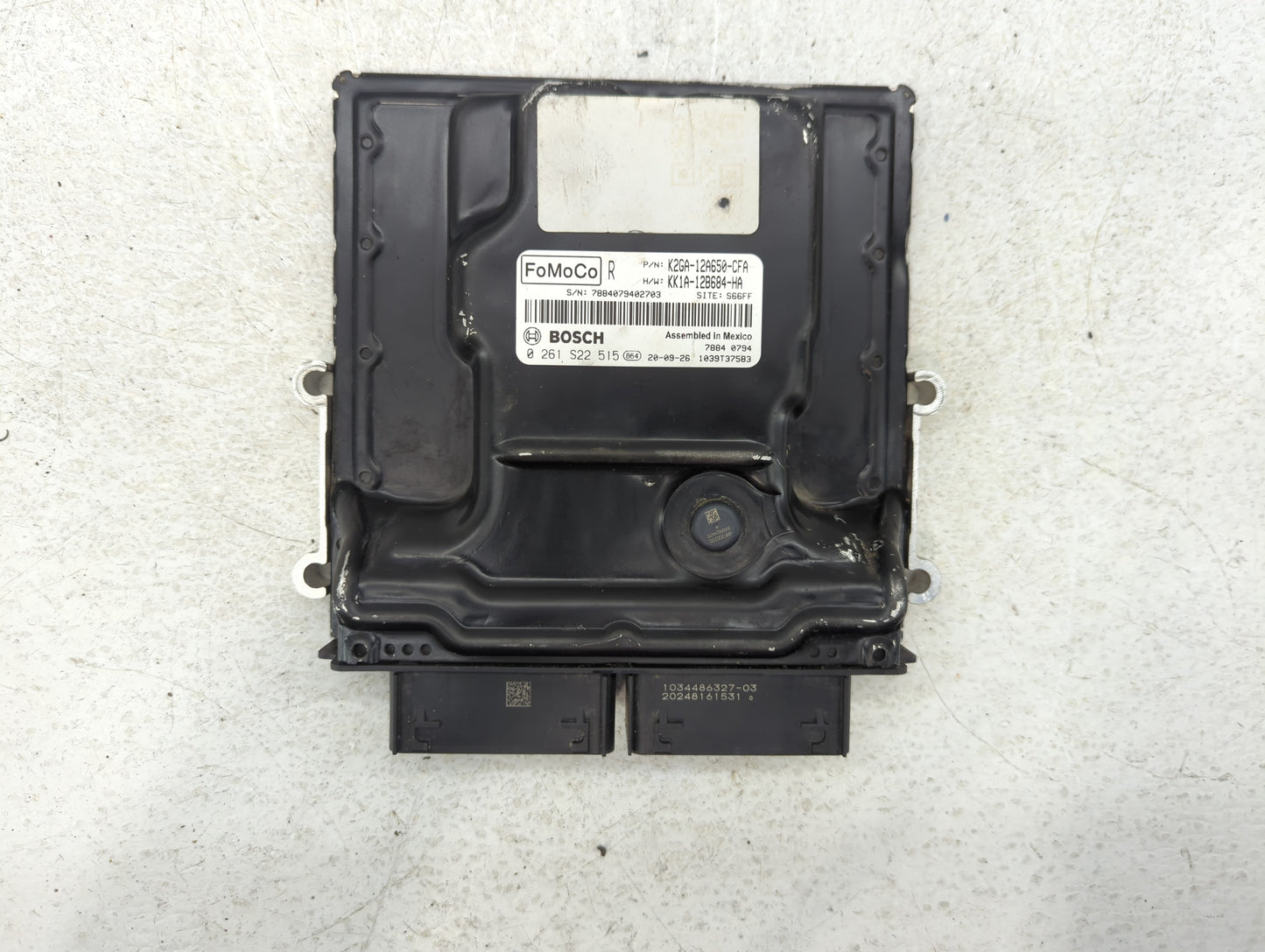 2019-2020 Ford Edge PCM Engine Control Computer ECU ECM PCU OEM P/N:KK1A-12B684-HA K2GA-12A650-CFA Fits Fits 2019 2020 2021 