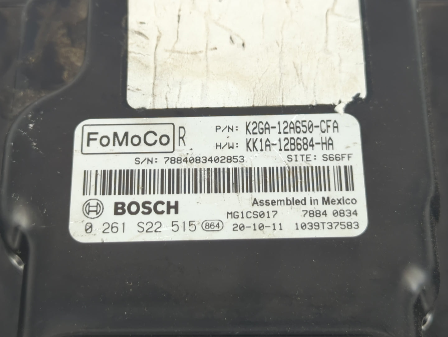2019-2020 Ford Edge PCM Engine Control Computer ECU ECM PCU OEM P/N:KK1A-12B684-HA K2GA-12A650-CFA Fits Fits 2019 2020 2021 
