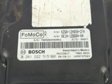 2019-2020 Ford Edge PCM Engine Control Computer ECU ECM PCU OEM P/N:KK1A-12B684-HA K2GA-12A650-CFA Fits Fits 2019 2020 2021 2022 OEM Used Auto Parts