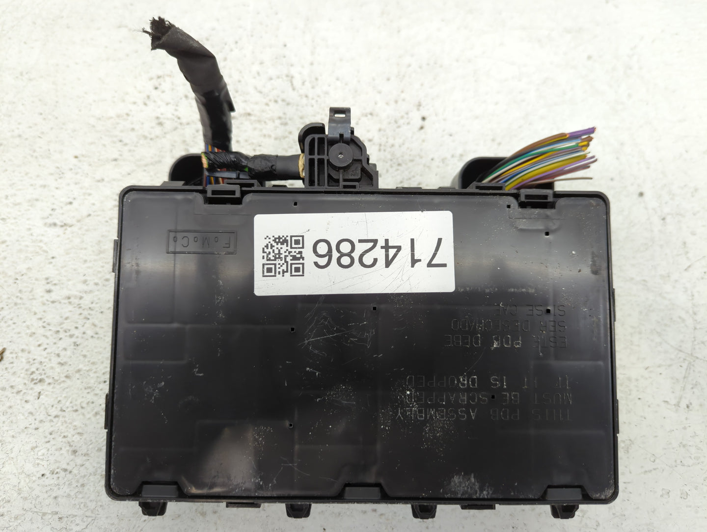 2019-2020 Ford Edge Fusebox Fuse Box Panel Relay Module P/N:K2GT14D068BC_01 Fits Fits 2019 2020 OEM Used Auto Parts - Oemuse