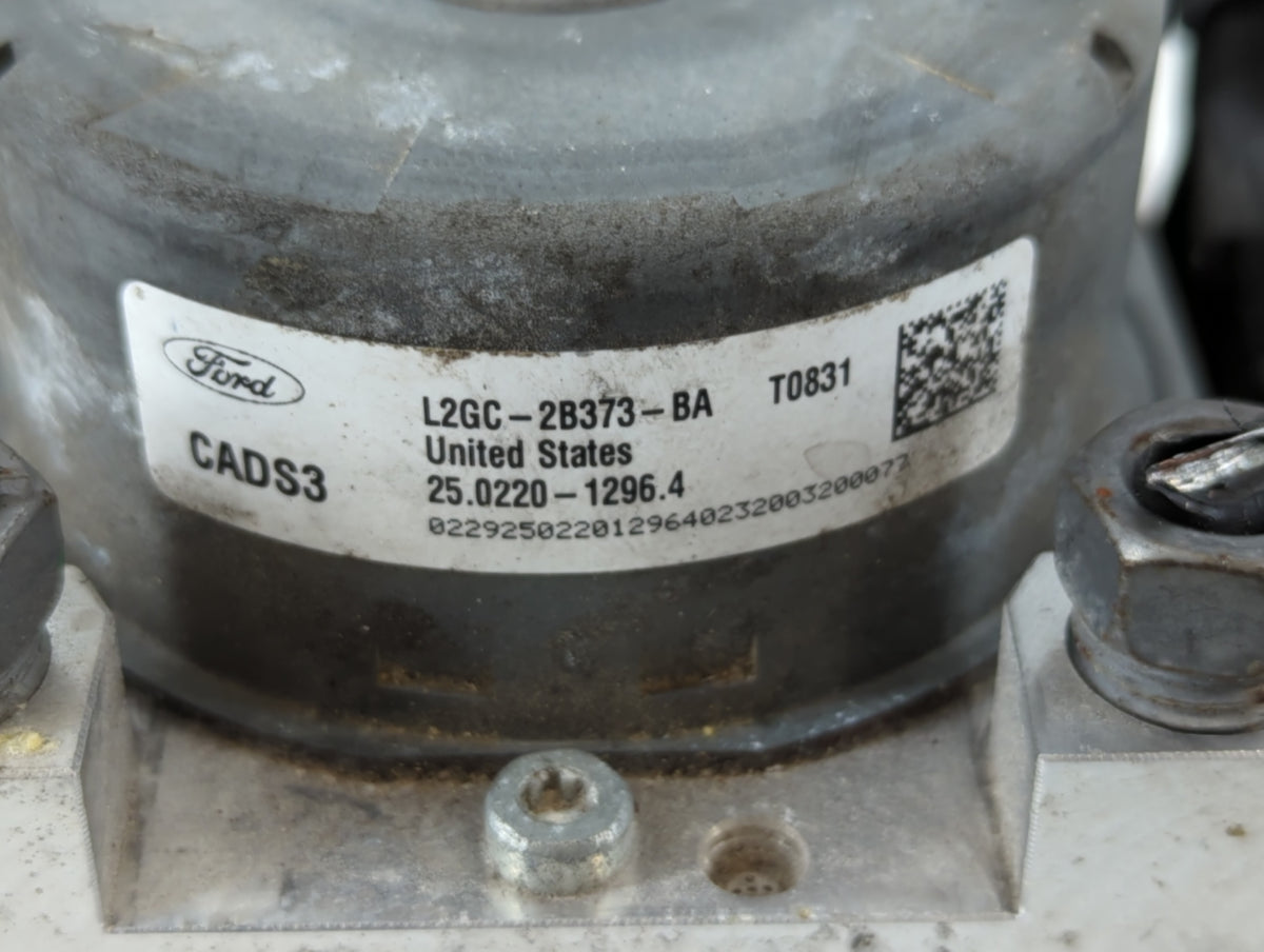 2019-2020 Ford Edge Anti-Lock Brake ABS Pump Module Actuator OEM P/N:L2GC-2B373-BA Fits Fits 2019 2020 OEM Used Auto Parts -