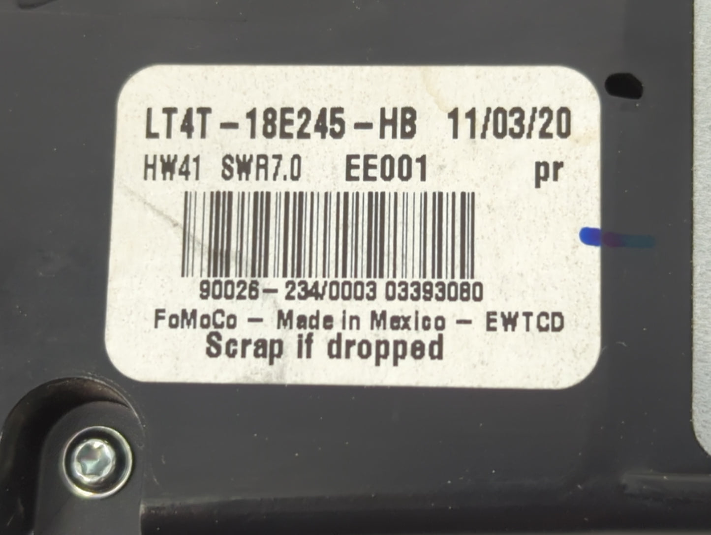 2019-2020 Ford Edge Radio AM FM Cd Player Receiver Replacement P/N:LT4T-18E245-HB Fits Fits 2019 2020 OEM Used Auto Parts - 