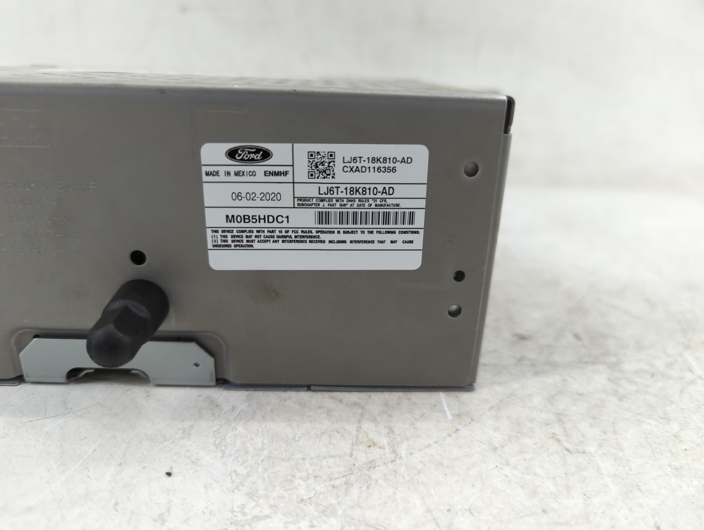 2020 Ford Escape Radio AM FM Cd Player Receiver Replacement P/N:LJ6T-18K810-AD Fits OEM Used Auto Parts - Oemusedautoparts1.