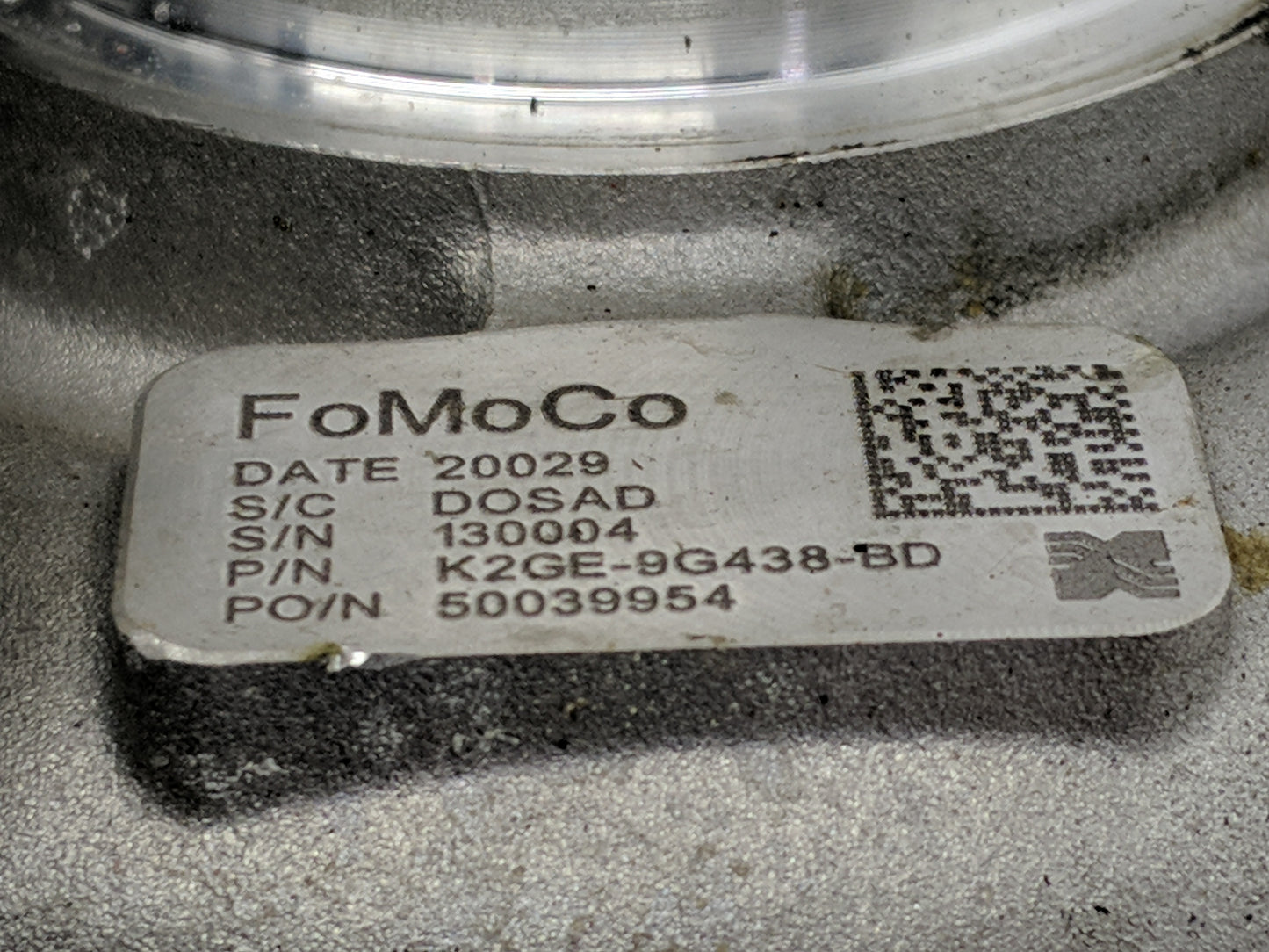 2020 Ford Escape Turbocharger Turbo Charger Super Charger Supercharger - Oemusedautoparts1.com