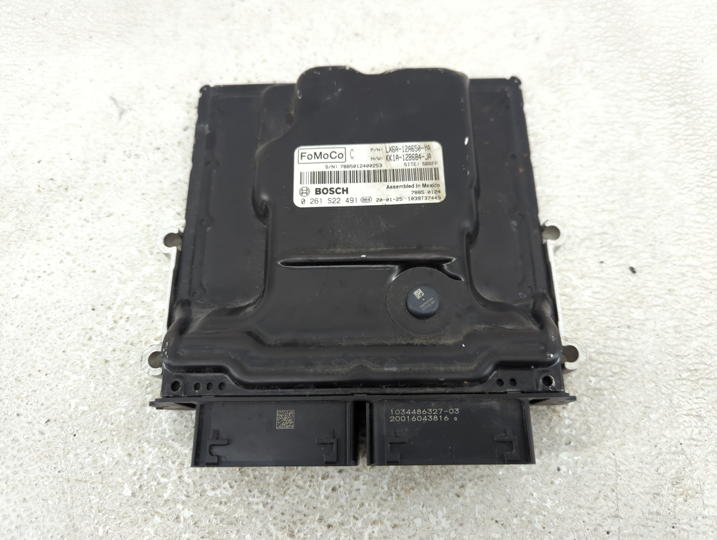 2020-2022 Ford Escape PCM Engine Control Computer ECU ECM PCU OEM P/N:LX6A-12A650-YA 0 261 S22 491 Fits Fits 2020 2021 2022 
