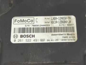2020-2022 Ford Escape PCM Engine Control Computer ECU ECM PCU OEM P/N:LX6A-12A650-YA 0 261 S22 491 Fits Fits 2020 2021 2022 OEM Used Auto Parts