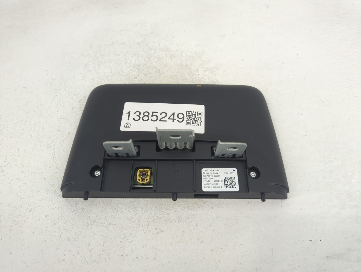 2020 Ford Escape Radio AM FM Cd Player Receiver Replacement P/N:LJ6T-18B955-FC Fits OEM Used Auto Parts - Oemusedautoparts1.