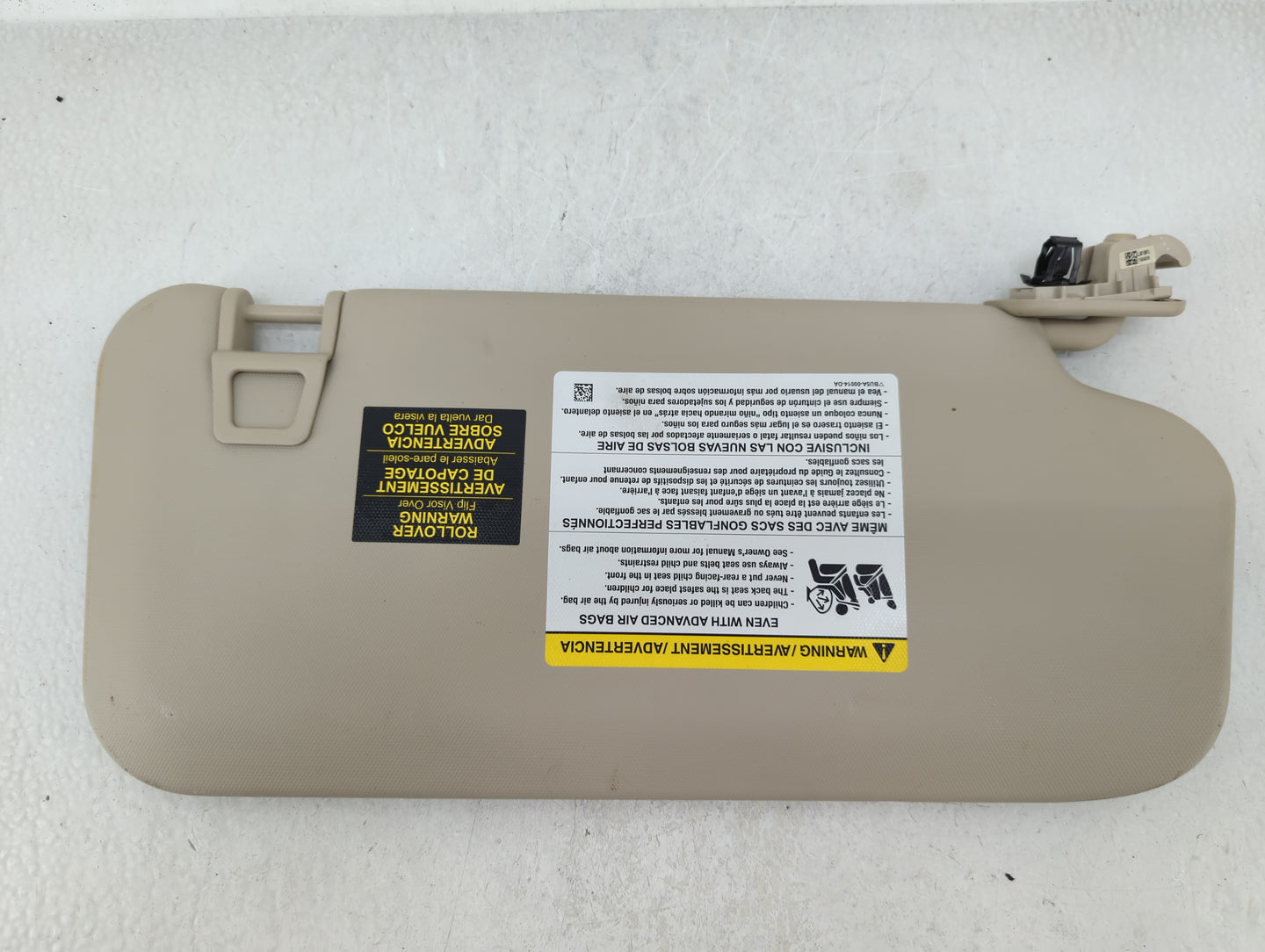 2020 Ford Escape Sun Visor Shade Replacement Driver Left Mirror Fits OEM Used Auto Parts - Oemusedautoparts1.com