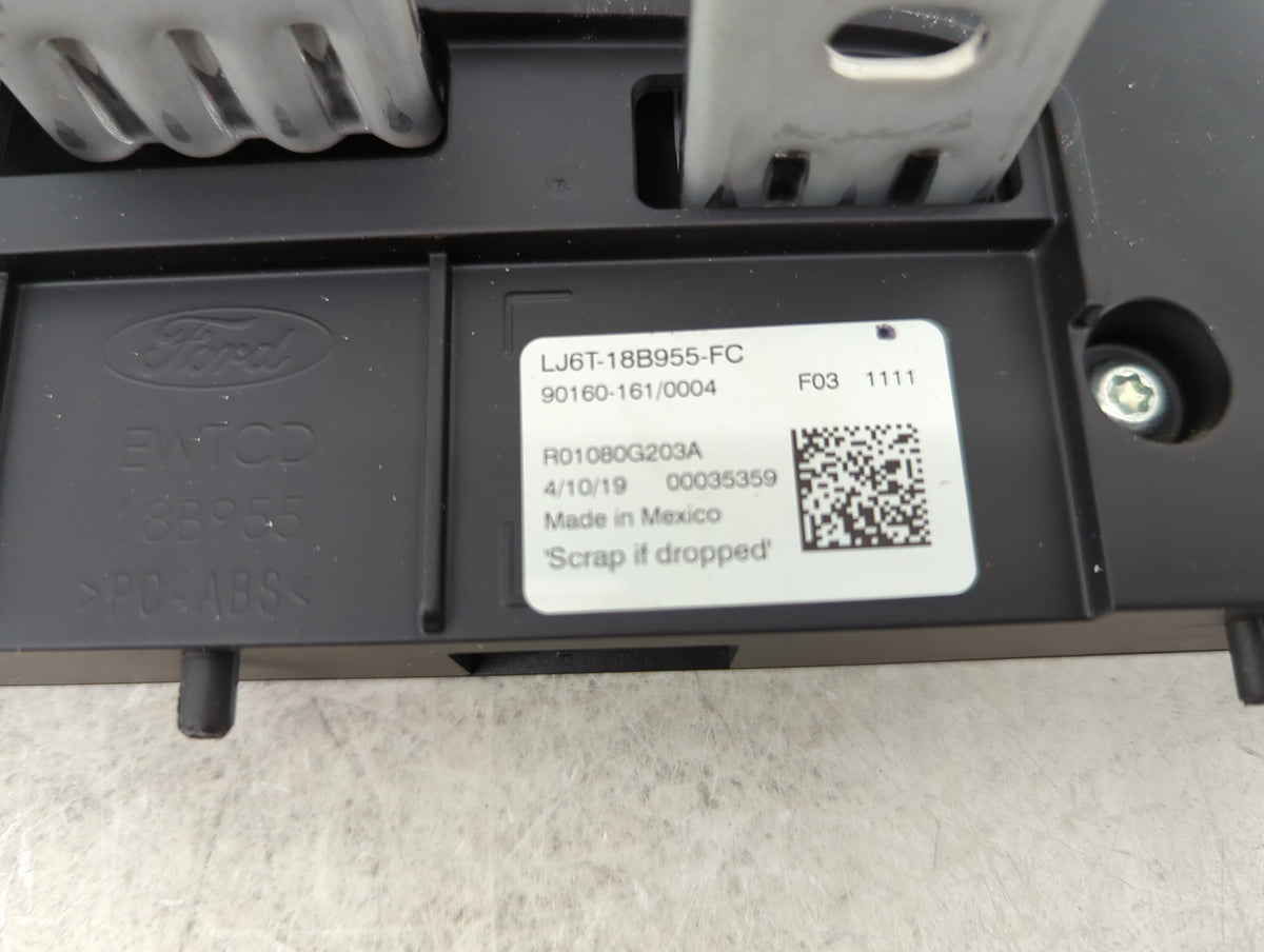 2020-2020 Ford Escape Information Display Screen 1400856 - Oemusedautoparts1.com