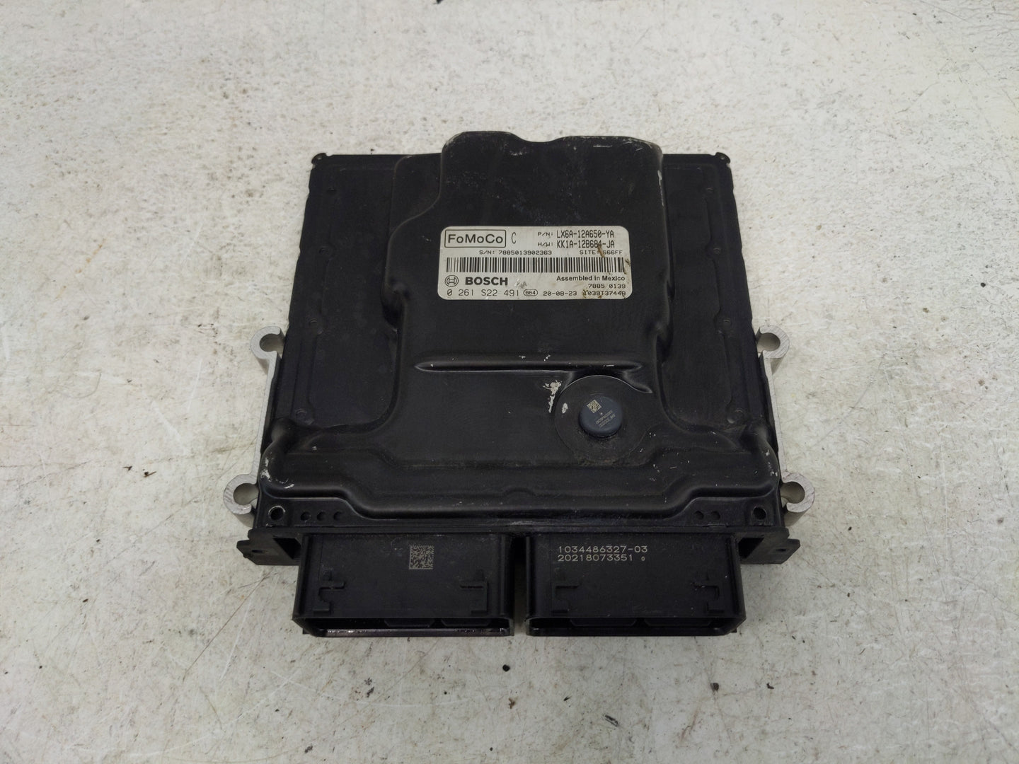 2020-2022 Ford Escape PCM Engine Control Computer ECU ECM PCU OEM P/N:LX6A-12A650-YA 0 261 S22 491 Fits Fits 2020 2021 2022 
