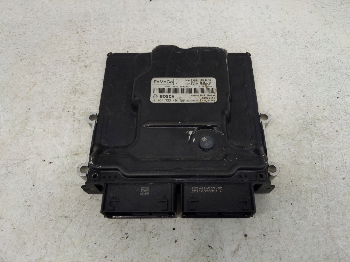 2020-2022 Ford Escape PCM Engine Control Computer ECU ECM PCU OEM P/N:LX6A-12A650-YA 0 261 S22 491 Fits Fits 2020 2021 2022 
