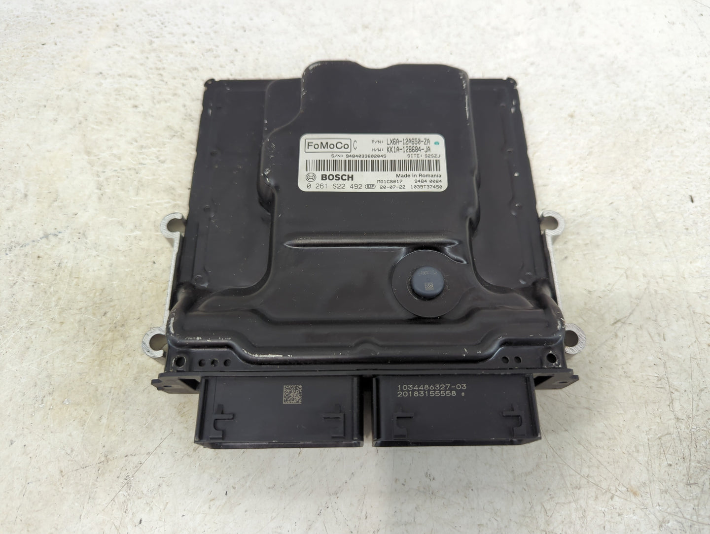 2020-2022 Ford Escape PCM Engine Control Computer ECU ECM PCU OEM P/N:LX6A-12A650-ZA KK1A-12B684-JA Fits Fits 2020 2021 2022
