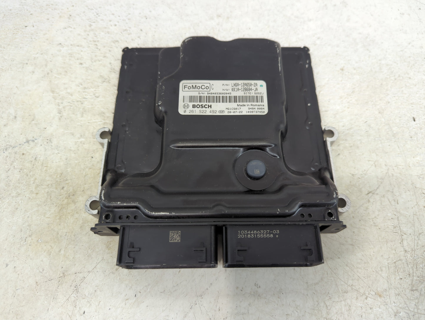 2020-2022 Ford Escape PCM Engine Control Computer ECU ECM PCU OEM P/N:LX6A-12A650-ZA KK1A-12B684-JA Fits Fits 2020 2021 2022