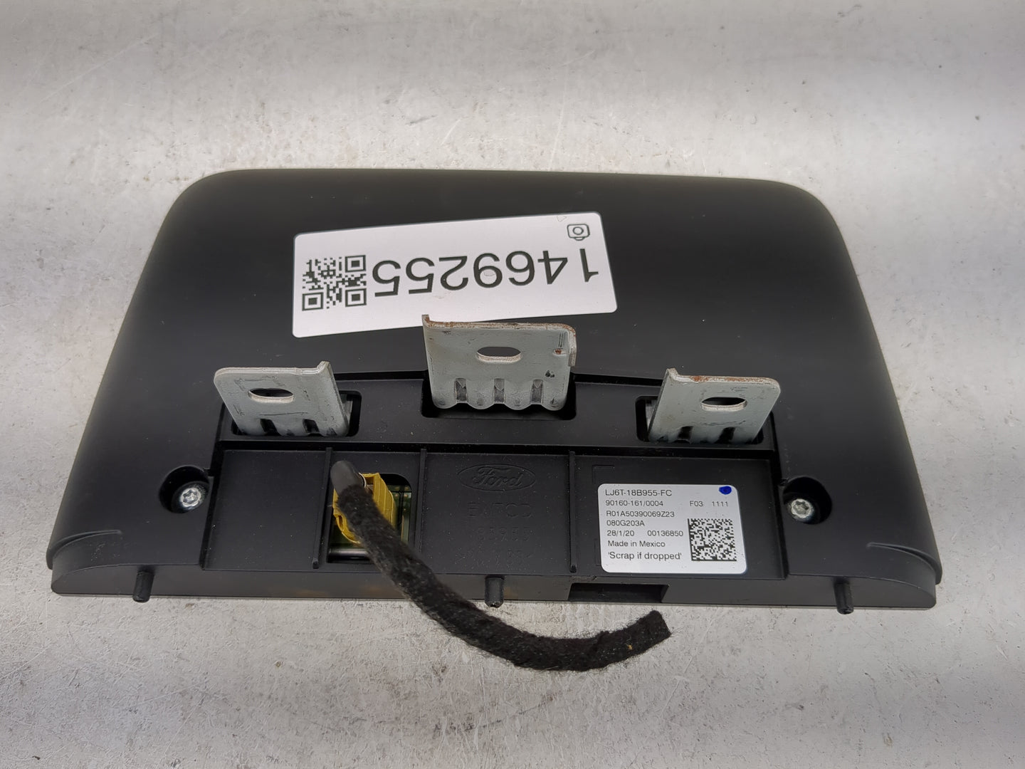 2020-2020 Ford Escape Information Display Screen 1469255 - Oemusedautoparts1.com