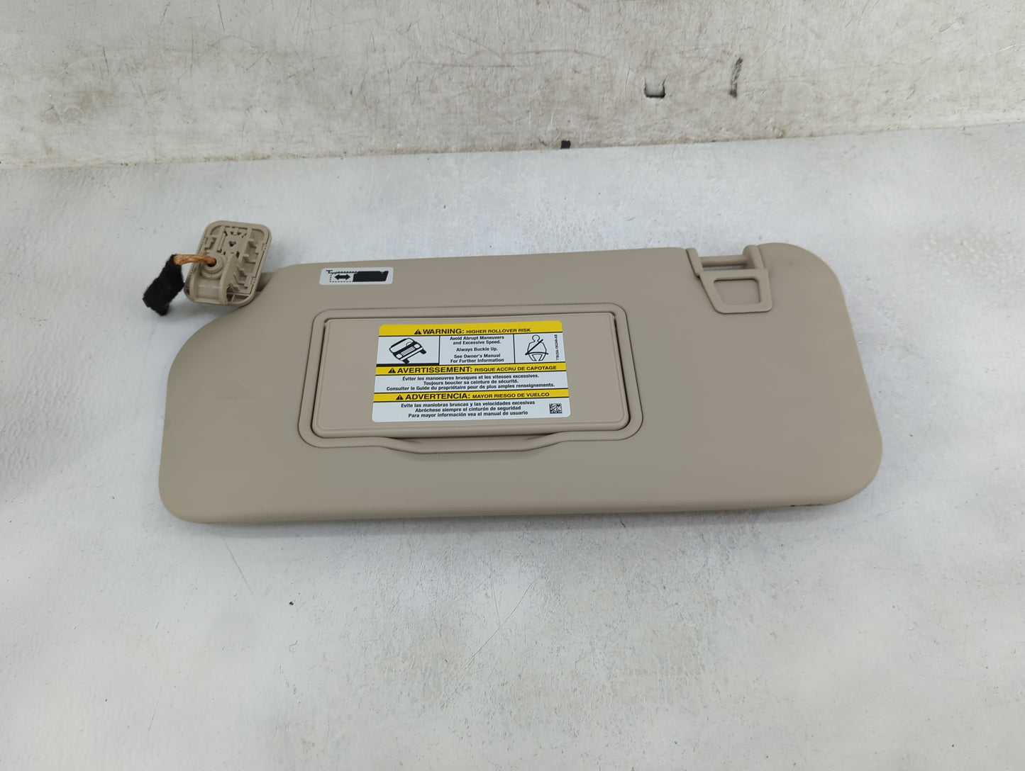 2020 Ford Escape Sun Visor Shade Replacement Driver Left Mirror Fits OEM Used Auto Parts - Oemusedautoparts1.com