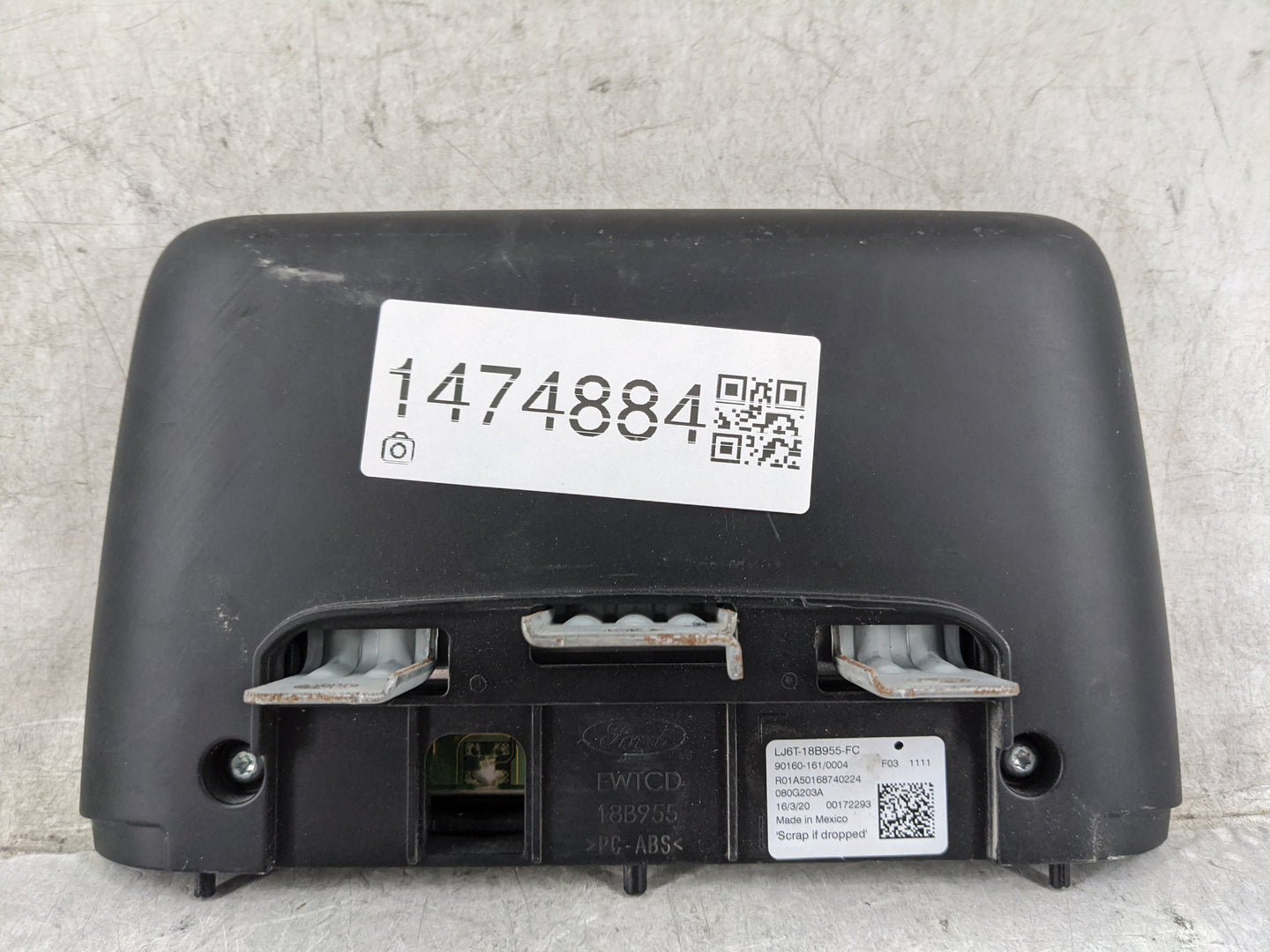 2020-2020 Ford Escape Information Display Screen 1474884 - Oemusedautoparts1.com