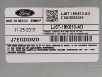 2020 Ford Escape Radio AM FM Cd Player Receiver Replacement P/N:LJ6T-18K810-AD J7EGDDMD, CXAD052494 Fits OEM Used Auto Parts
