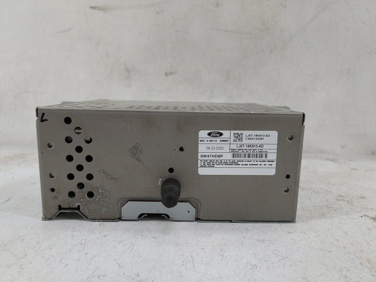2020 Ford Escape Radio AM FM Cd Player Receiver Replacement P/N:LJ6T-18K810-AD CXAD125281, 6W47HD8P Fits OEM Used Auto Parts