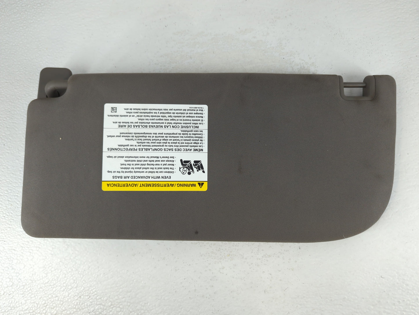 2020 Ford Escape Sun Visor Shade Replacement Driver Left Mirror Fits OEM Used Auto Parts - Oemusedautoparts1.com