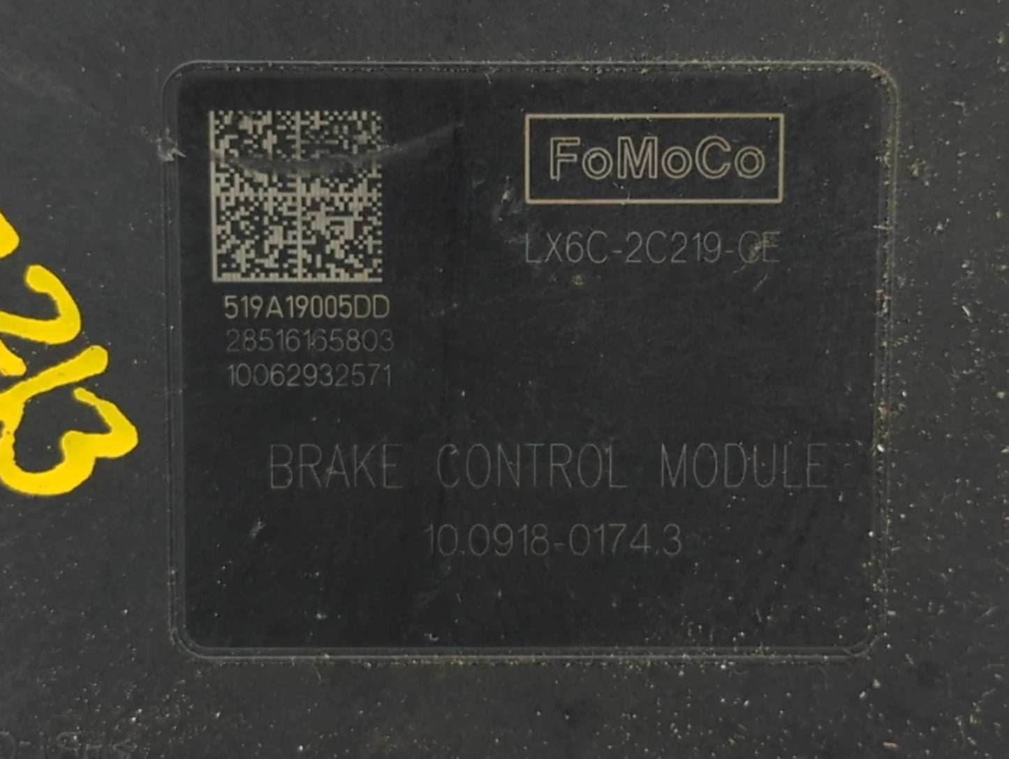 2020-2022 Ford Escape ABS Pump Control Module Replacement P/N:LX6C-2C219-CE 10.0918-0174.3 Fits Fits 2020 2021 2022 OEM Used