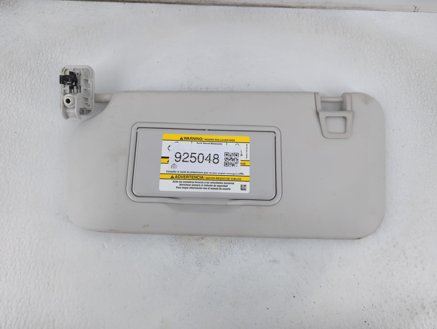 2020 Ford Escape Sun Visor Shade Replacement Driver Left Mirror Fits OEM Used Auto Parts - Oemusedautoparts1.com
