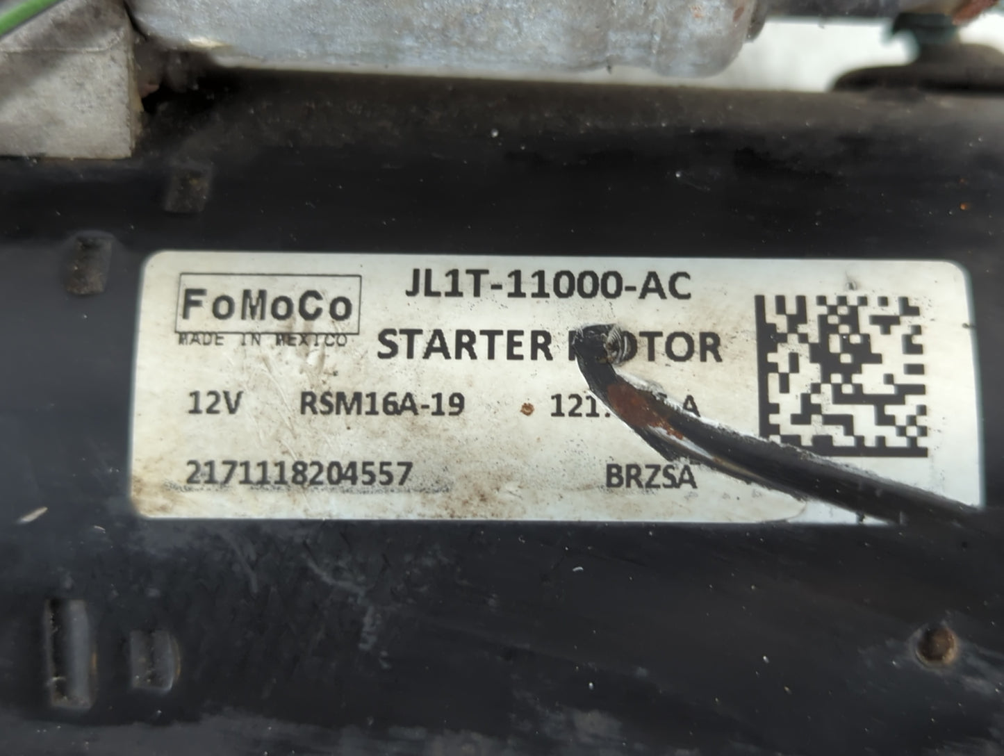 2018-2021 Ford Expedition Car Starter Motor Solenoid OEM P/N:JL1T-11000-AC Fits Fits 2018 2019 2020 2021 OEM Used Auto Parts
