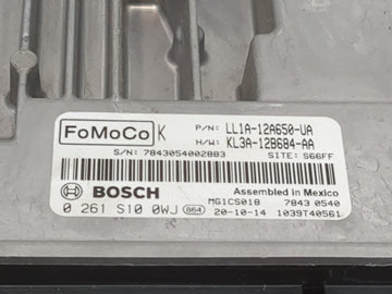 2020-2021 Ford Expedition PCM Engine Control Computer ECU ECM PCU OEM P/N:LL1A-12A650-UA KL3A-12B684-AA, 0261S100WJ Fits 2020 2021 OEM Used Auto Parts